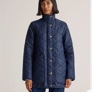 Quince Midnight Blue Quilted Puffer Jacket